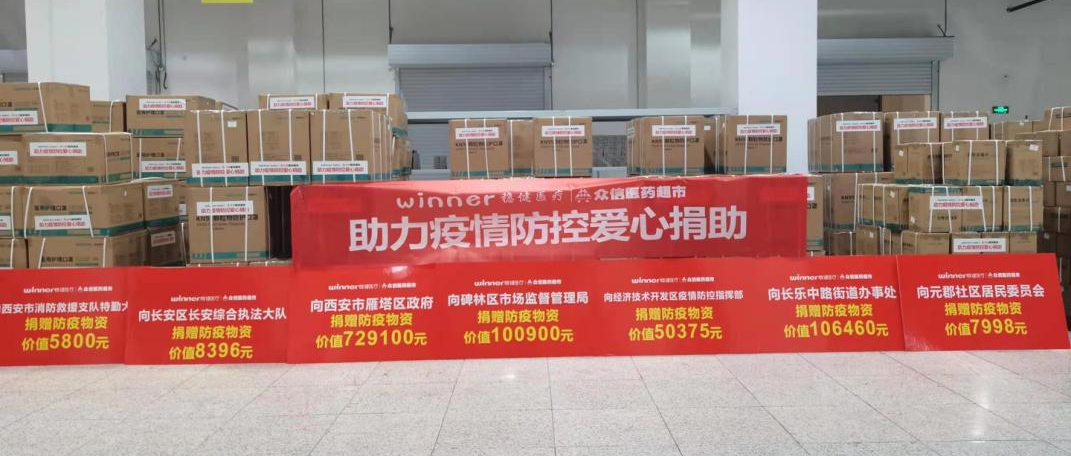 助力西安疫情防控，，，，尊龙凯时捐赠近四百万防疫物资已抵达